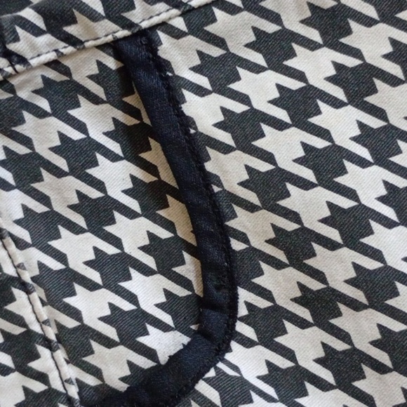 Size 6 Allen B Houndstooth Skinny Jeans Punk Goth Pants Cosplay Emo Y2K - Picture 5 of 11